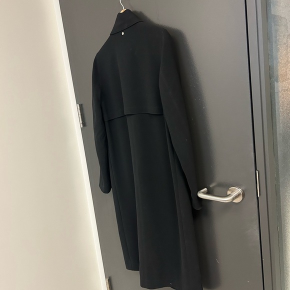 Charlotte Sosken sz.M (2) EUC Black Duster trench coat classic in new condition - Picture 10 of 15